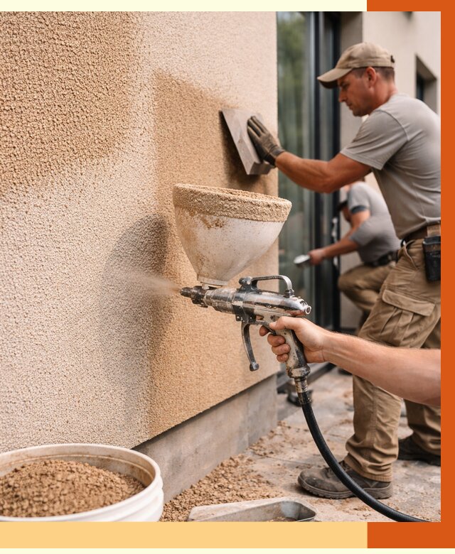 Утепление фасада жидкой пробкой в Апатитах от 4979 руб./м² под ключ | ТепломастерПтт
